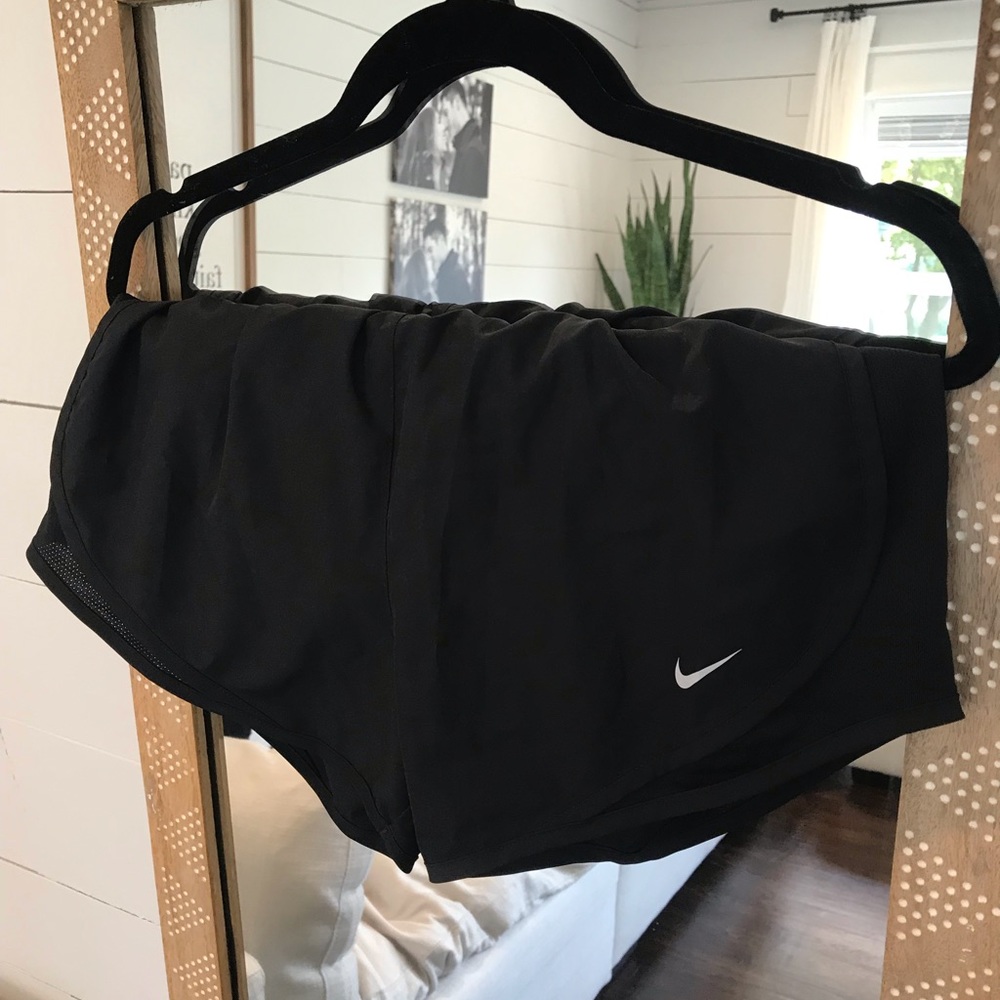 Nike running shorts.